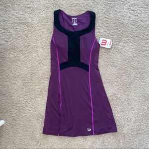 Wilson purple tennis dress NWT